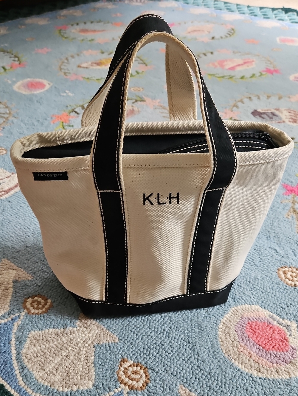 Lands' End Mini Zip-top Boat & Tote